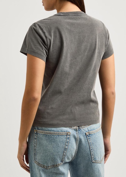 Logo faded cotton T-shirt