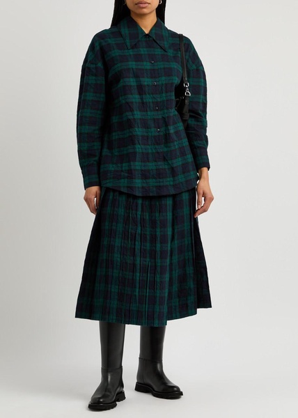 Lena tartan cotton shirt