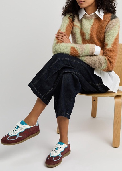 Tb.490 Rife panelled suede sneakers