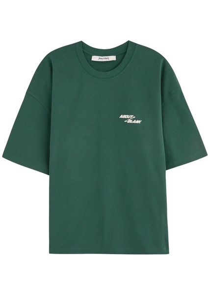 Defender logo-print cotton T-shirt