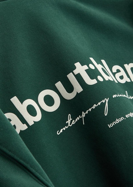 Box logo-print hooded cotton sweatshirt