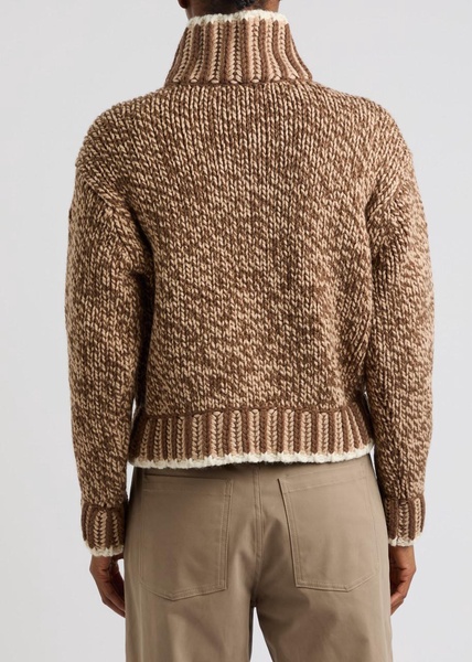 Logo wool-blend jumper