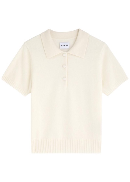 Cashmere polo jumper