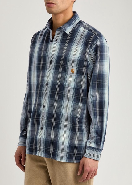 Blanton checked woven shirt 