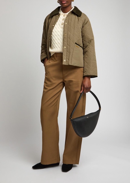 Anise quilted shell jacket