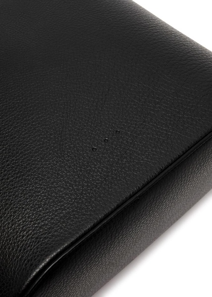 Lune grained leather tote