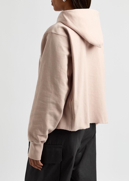 Logo hooded cotton sweatshirt