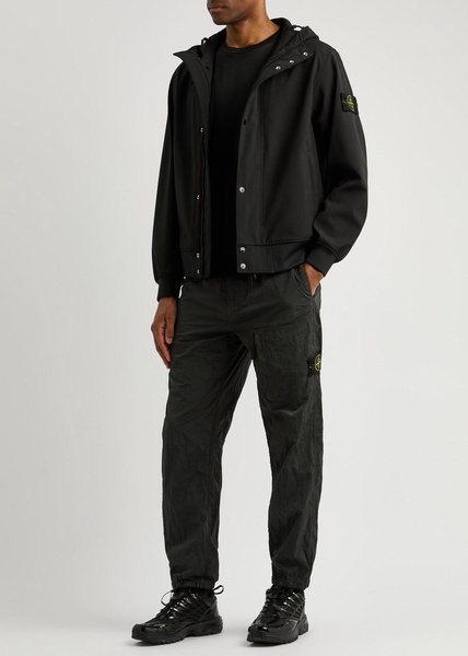 Shell-R hooded shell bomber jacket 