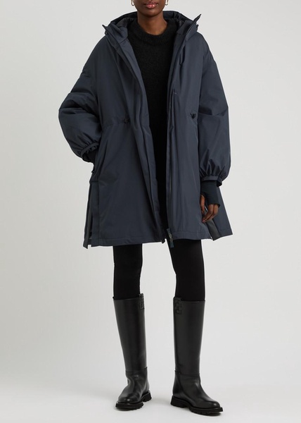 Padded hooded GORE-TEX coat
