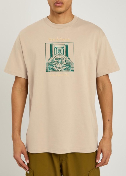 Racer cotton T-shirt
