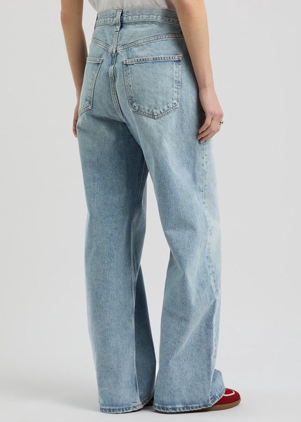 Low Curve barrel-leg jeans