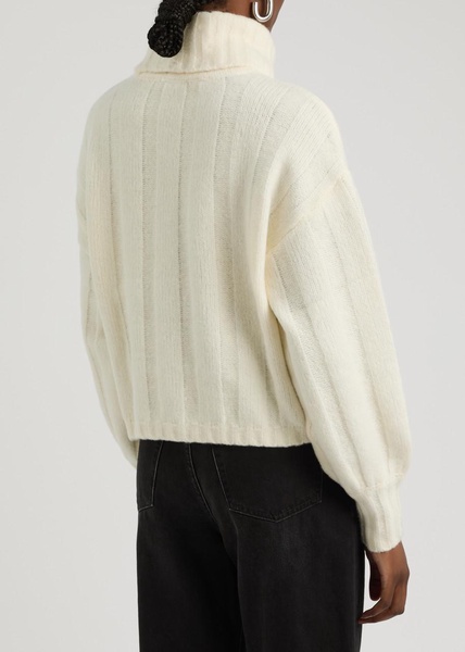 Roselia ribbed wool-blend jumper 
