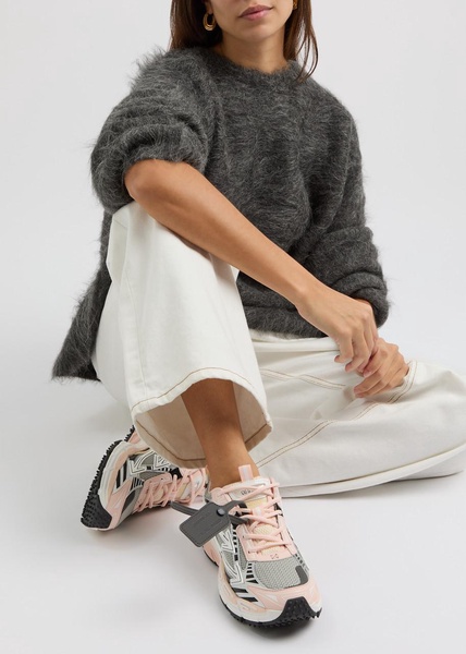 Be Right Back panelled mesh sneakers