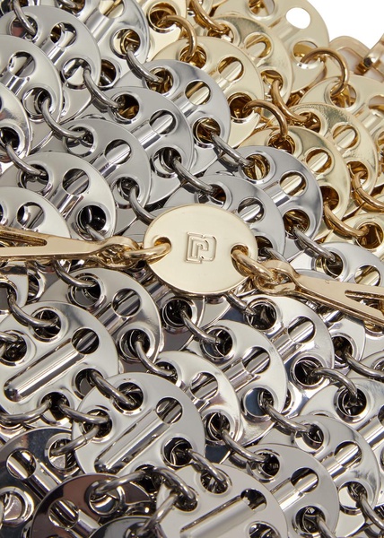 1969 Nano Skyline two-tone disc shoulder bag
