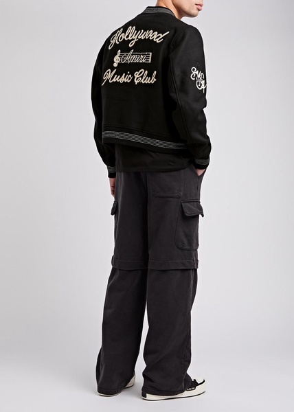 Hollywood Music Club wool-blend bomber jacket