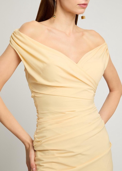 La Robe Rita gathered jersey mini dress