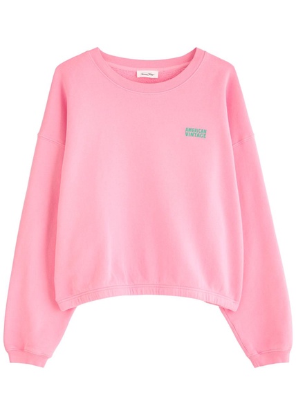 Izubird logo stretch-cotton sweatshirt 