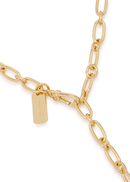 Coin charm chain necklace