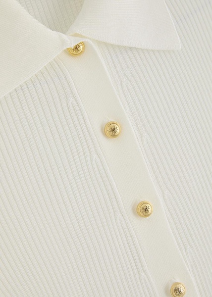 Nealie ribbed-knit shirt