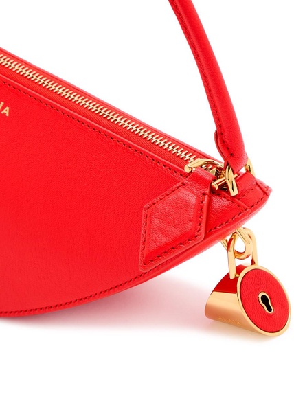 Le Demi-Coeur leather shoulder bag 