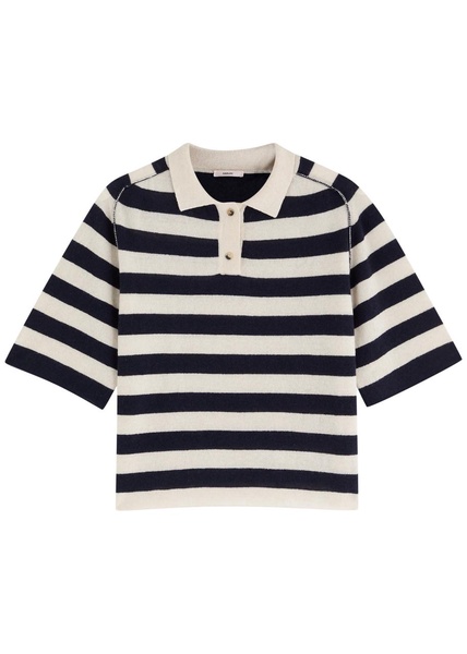 Pauline striped-intarsia wool-blend jumper