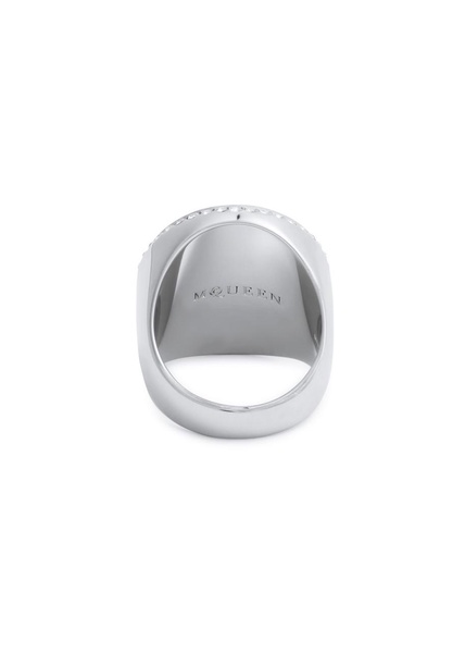 Sovereign Skull crystal-embellished ring