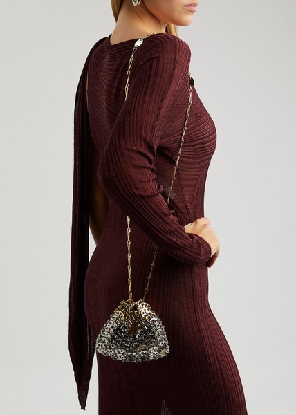 1969 Nano Skyline two-tone disc shoulder bag
