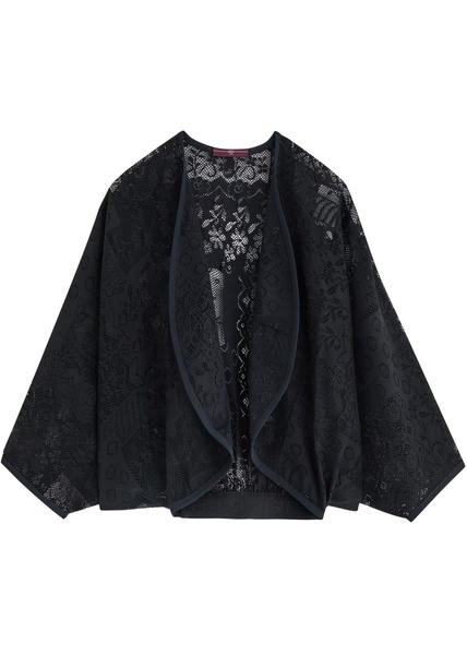 Joyful cropped lace cardigan 