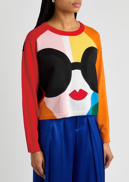 Gleeson Stace Face stretch-wool jumper 