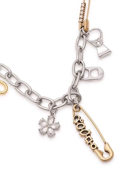 Grunge Glam Charm necklace