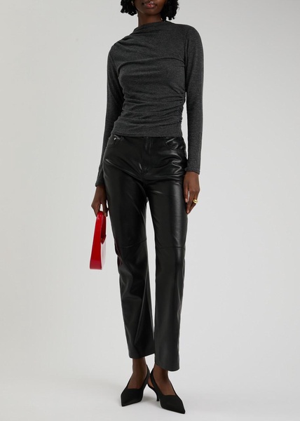 Joelle ruched knitted top 