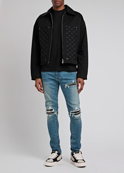 MX1 ripped slim-leg jeans