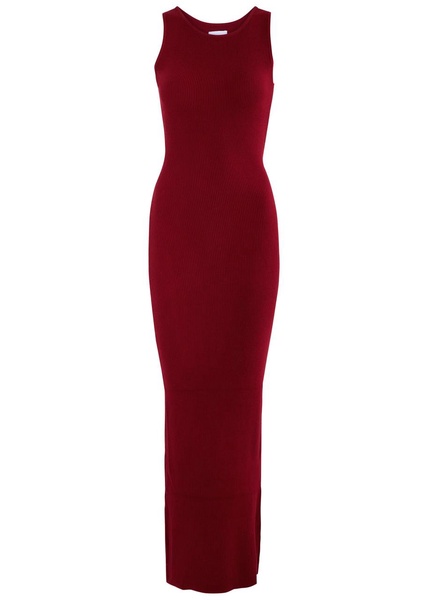 Stretch-knit maxi dress