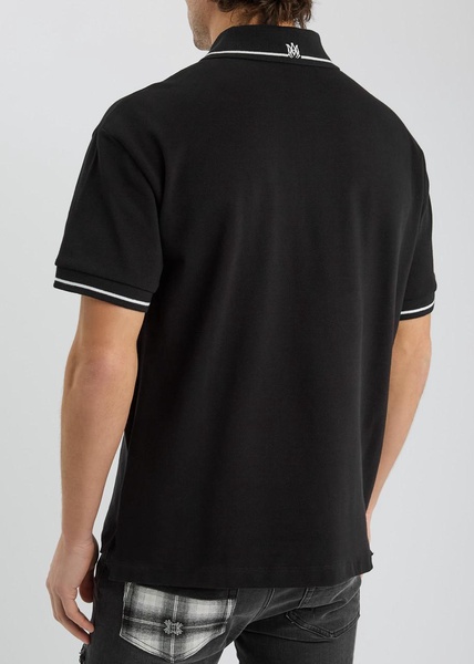 Logo piqué cotton polo shirt 