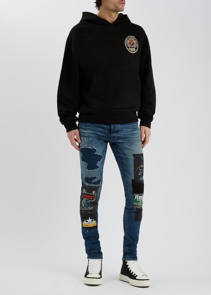 Eagle hooded cotton sweatshirt 