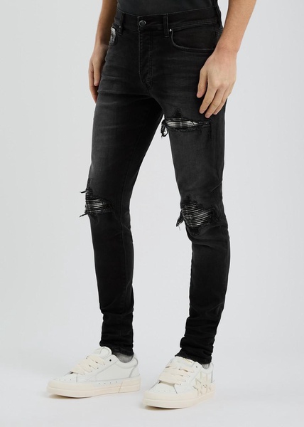 MX1 Quad distressed skinny jeans 