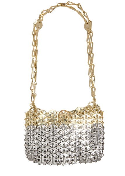 1969 Nano Skyline two-tone disc shoulder bag