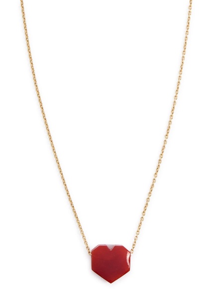 Mini Corazon 9kt gold heart necklace