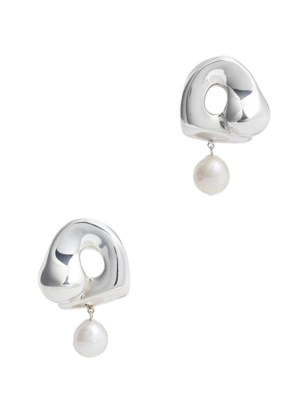 X Simone Bodmer-Turner Sandra large sterling silver drop earrings 
