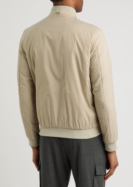 Ecoage padded nylon bomber jacket
