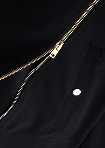 Stretch-jersey biker jacket