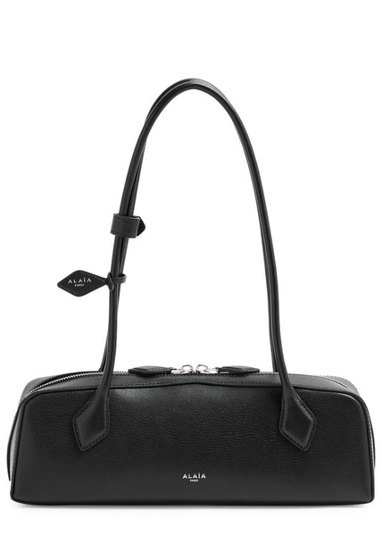 Le Teckel medium grained leather shoulder bag