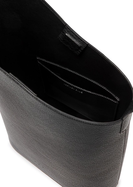 Lune grained leather tote
