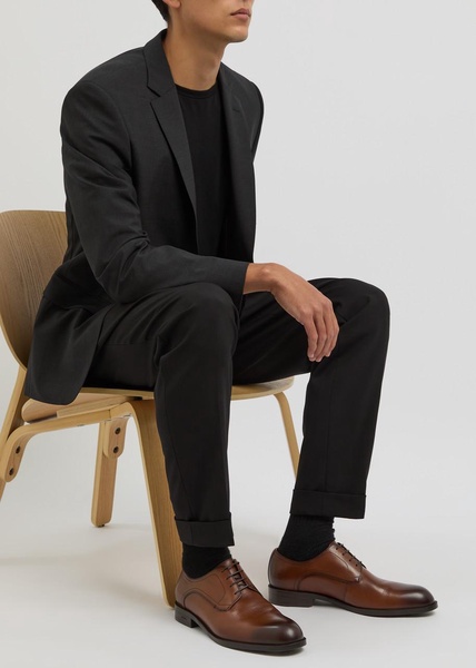 Tayil dégradé leather Derby shoes