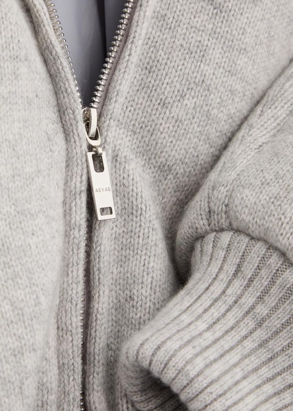 Padded cashmere-blend jacket