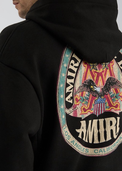Eagle hooded cotton sweatshirt 