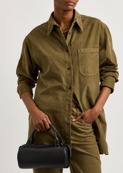Edith leather top handle bag 