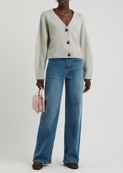 Atticus cropped cashmere-blend cardigan