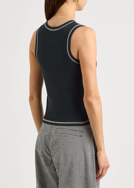 Dot cotton tank