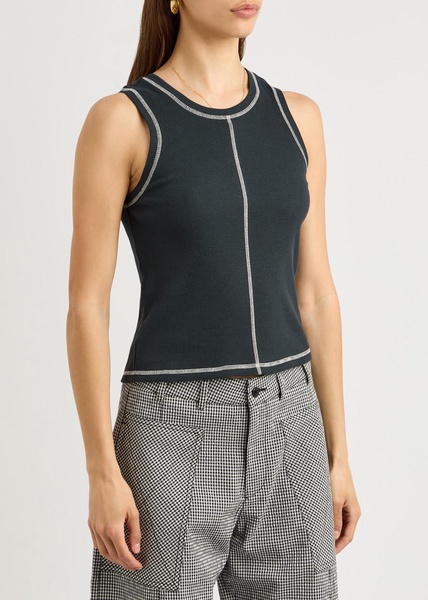 Dot cotton tank
